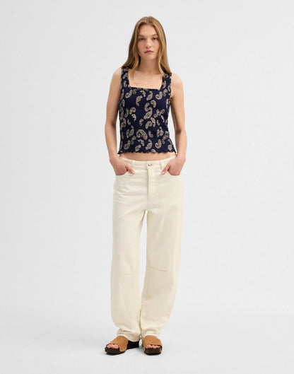 TOSSED PAISLEY MIDNIGHT