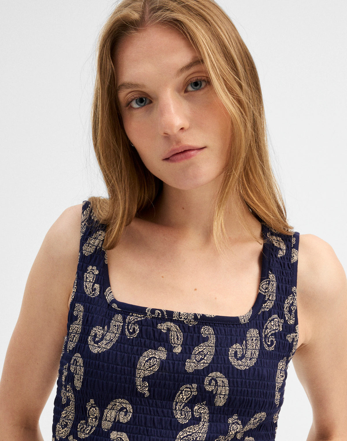 TOSSED PAISLEY MIDNIGHT