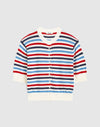 IVORY POP COLOR MULTI STRIPE