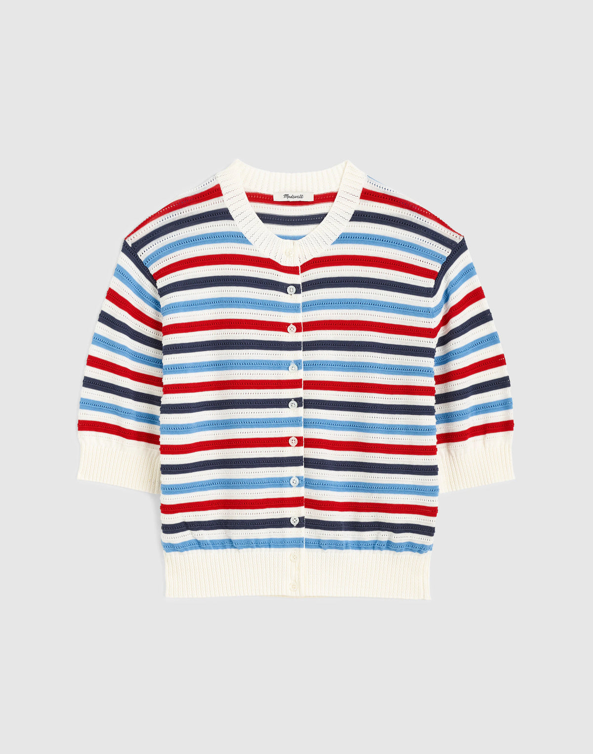 IVORY POP COLOR MULTI STRIPE