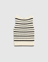 IVORY AND BLACK STRIPE