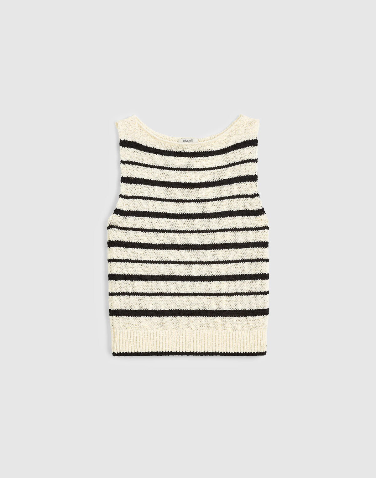 IVORY AND BLACK STRIPE