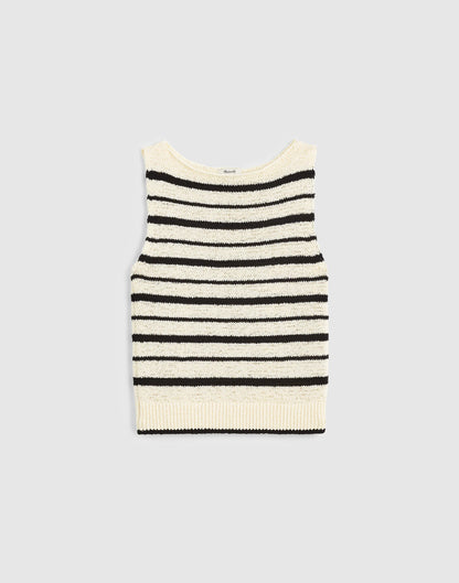 IVORY AND BLACK STRIPE