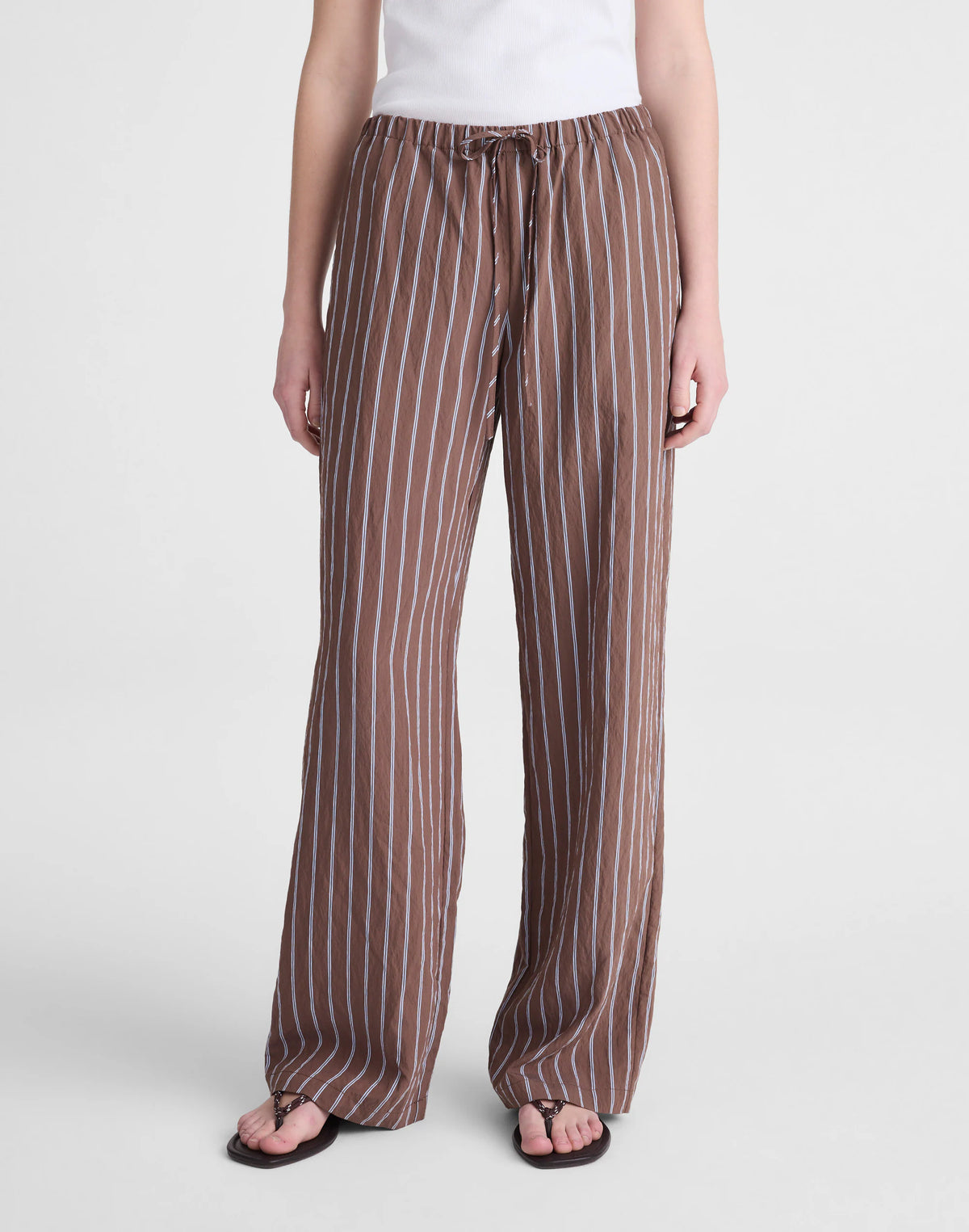 BROWN PERI TWIN STRIPE
