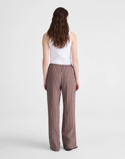 BROWN PERI TWIN STRIPE