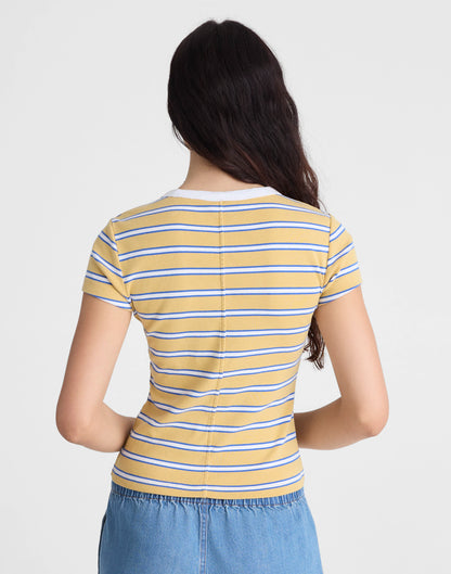 RETRO YELLOW STRIPE