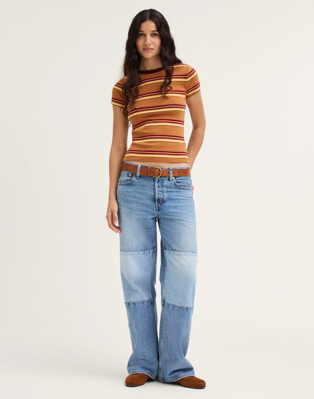 AMBER BROWN STRIPE