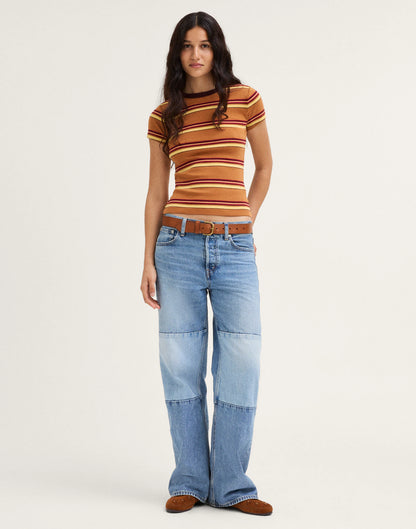 AMBER BROWN STRIPE