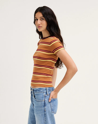 AMBER BROWN STRIPE