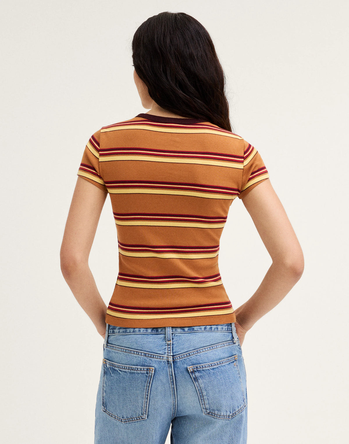 AMBER BROWN STRIPE