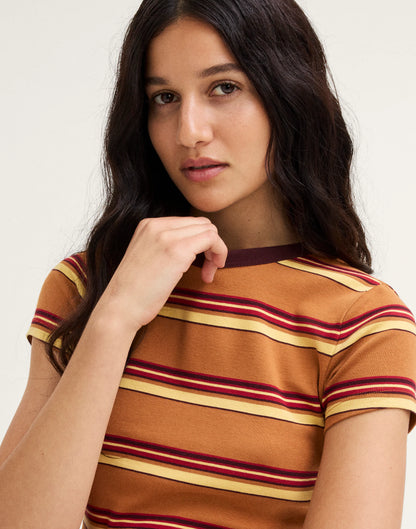 AMBER BROWN STRIPE