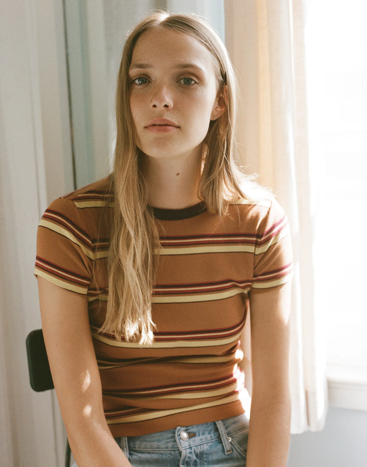 AMBER BROWN STRIPE