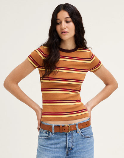 AMBER BROWN STRIPE
