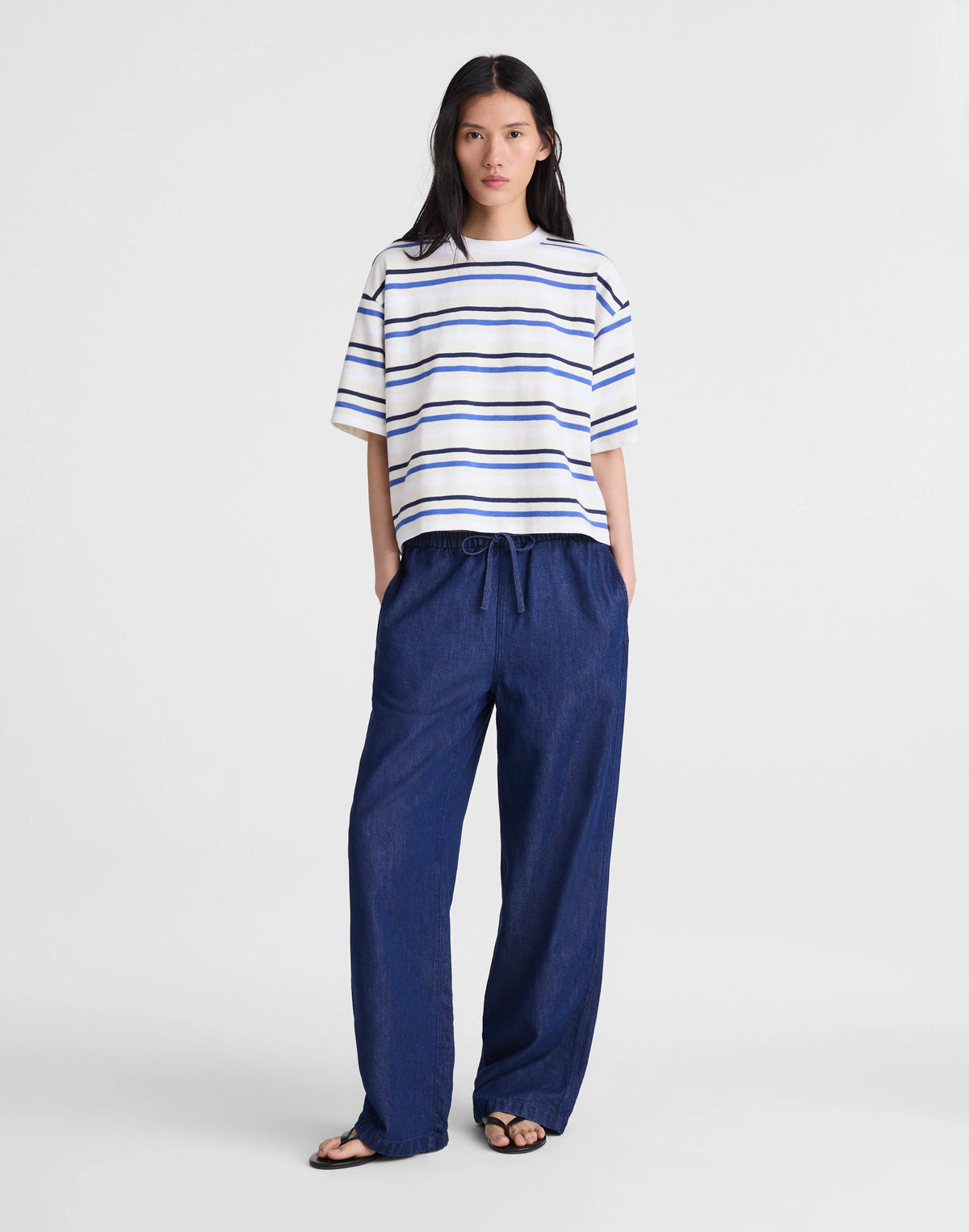 VARIEGATED SLUB STRIPE