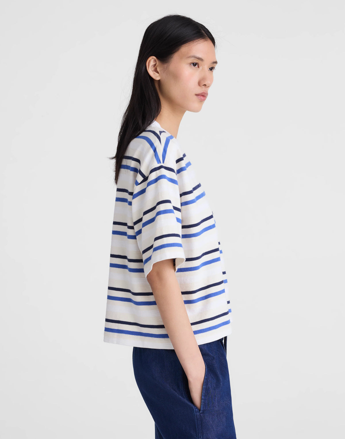 VARIEGATED SLUB STRIPE