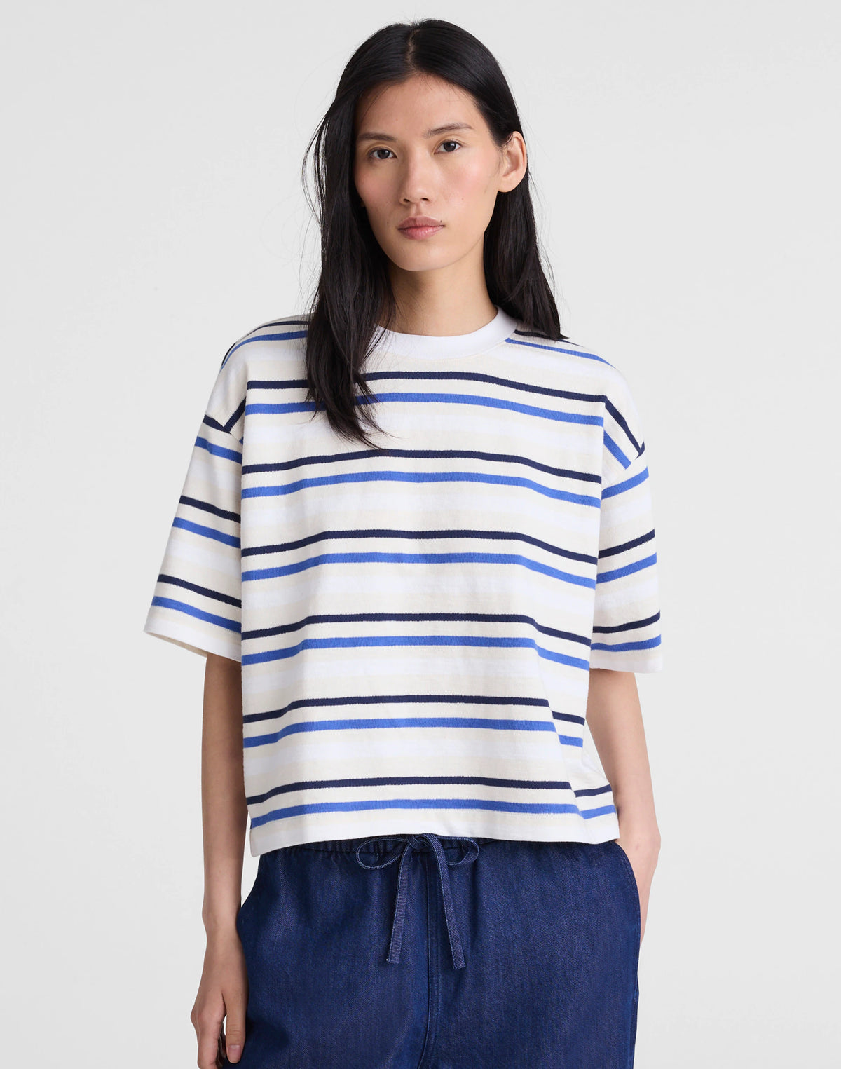 VARIEGATED SLUB STRIPE