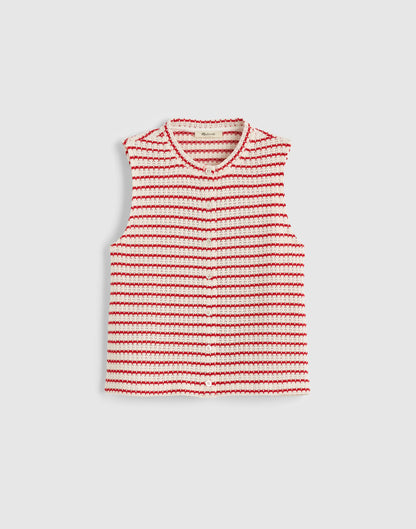 TUCK STITCH STRIPE