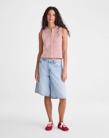 TUCK STITCH STRIPE