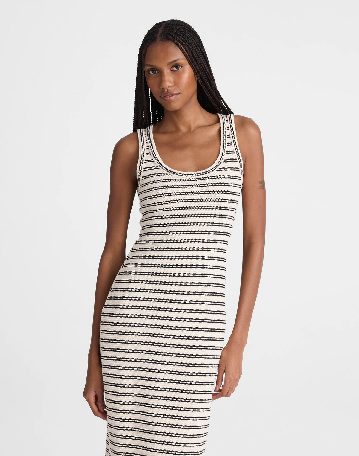 BLACK STRIPE JACQUARD