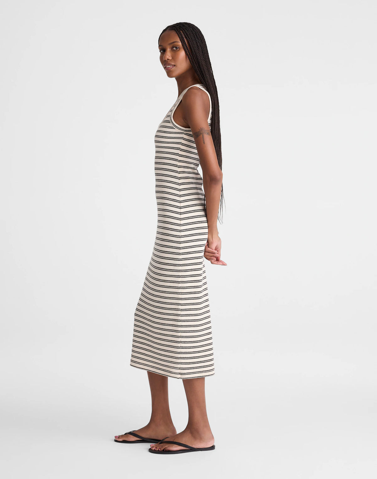 BLACK STRIPE JACQUARD