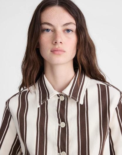 DARK BROWN STRIPE