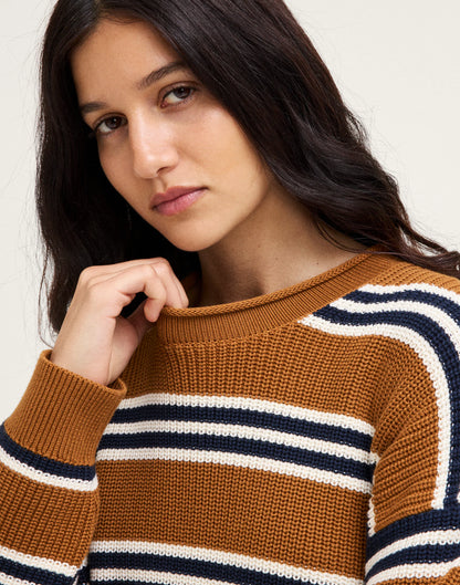ACORN AND NAVY TRIO STRIPE