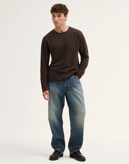 DARK COCOA STRIPE
