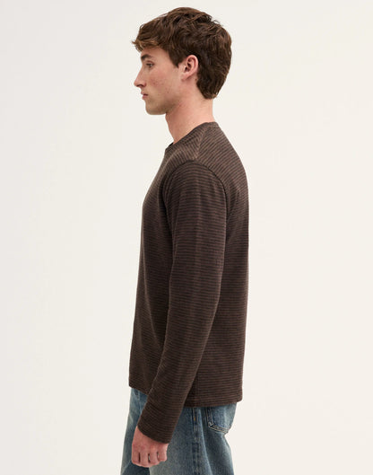 DARK COCOA STRIPE