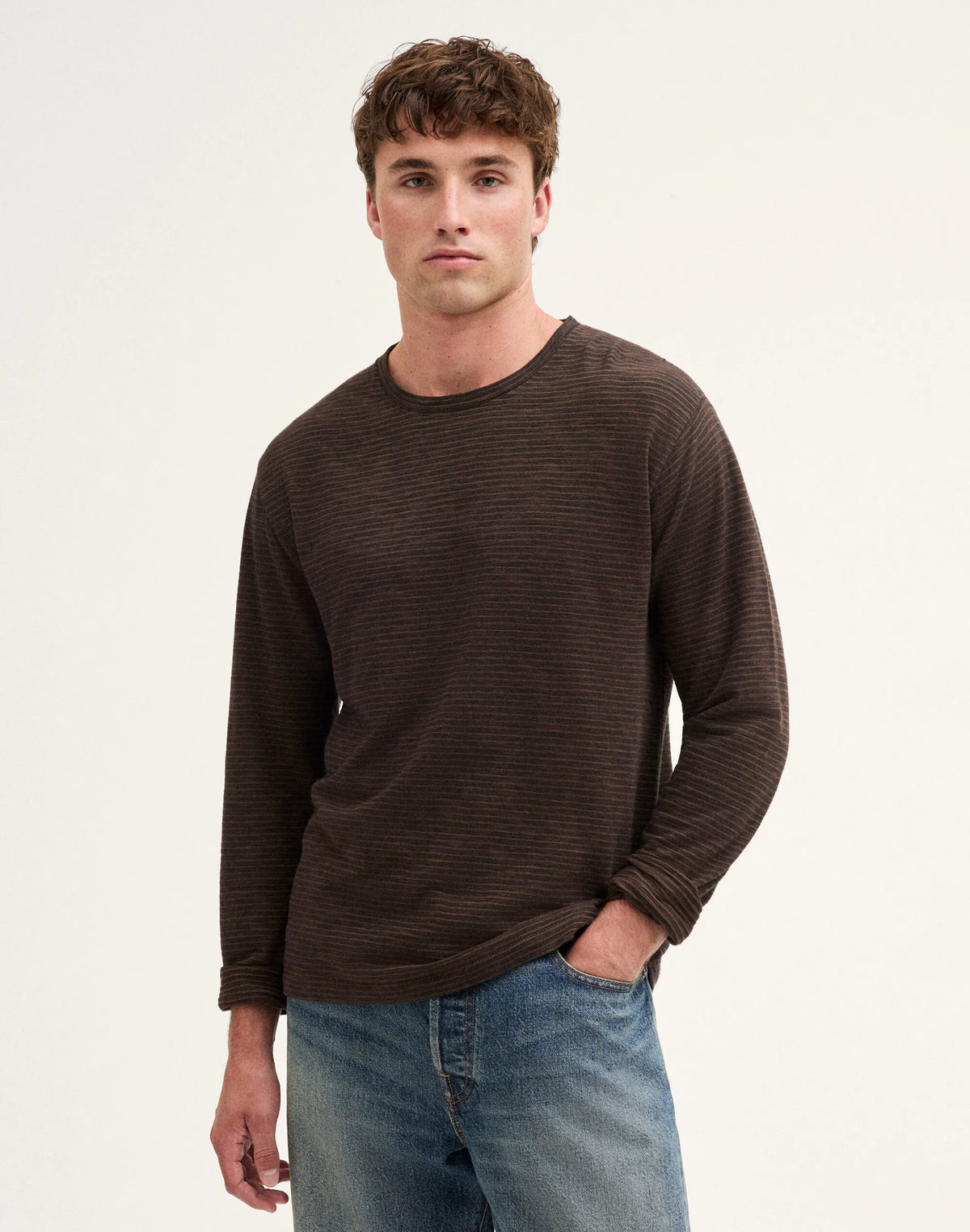 DARK COCOA STRIPE