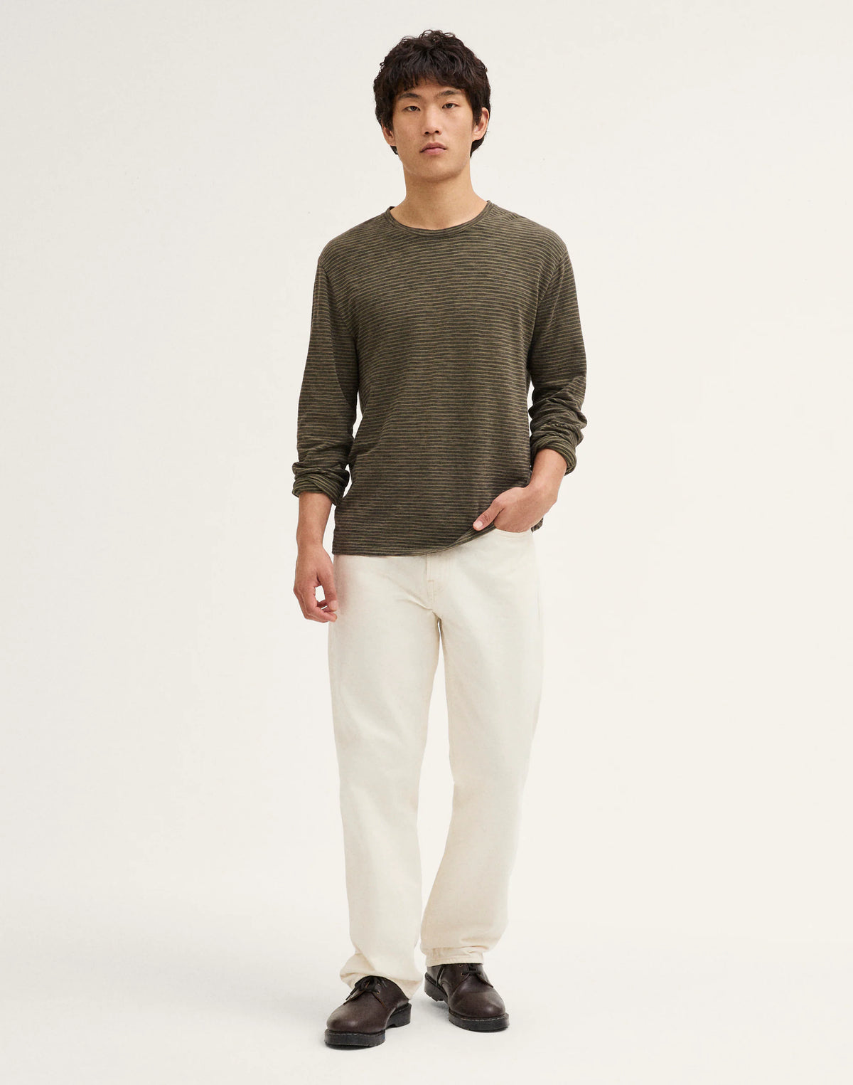 FADED OLIVE STRIPE