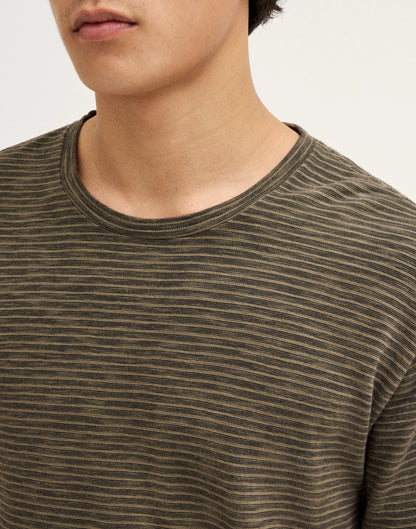 FADED OLIVE STRIPE