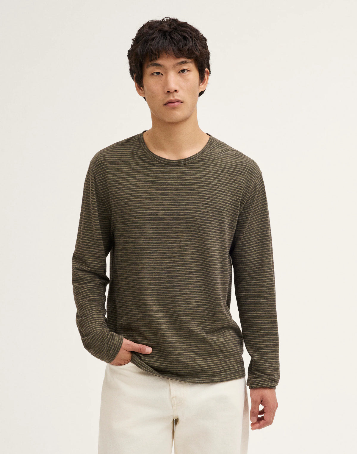 FADED OLIVE STRIPE