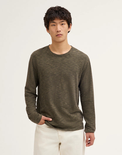 FADED OLIVE STRIPE