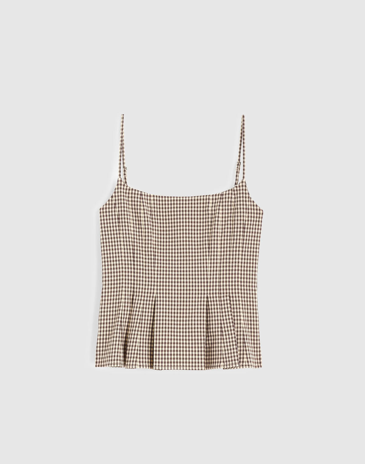 DARK BROWN GINGHAM