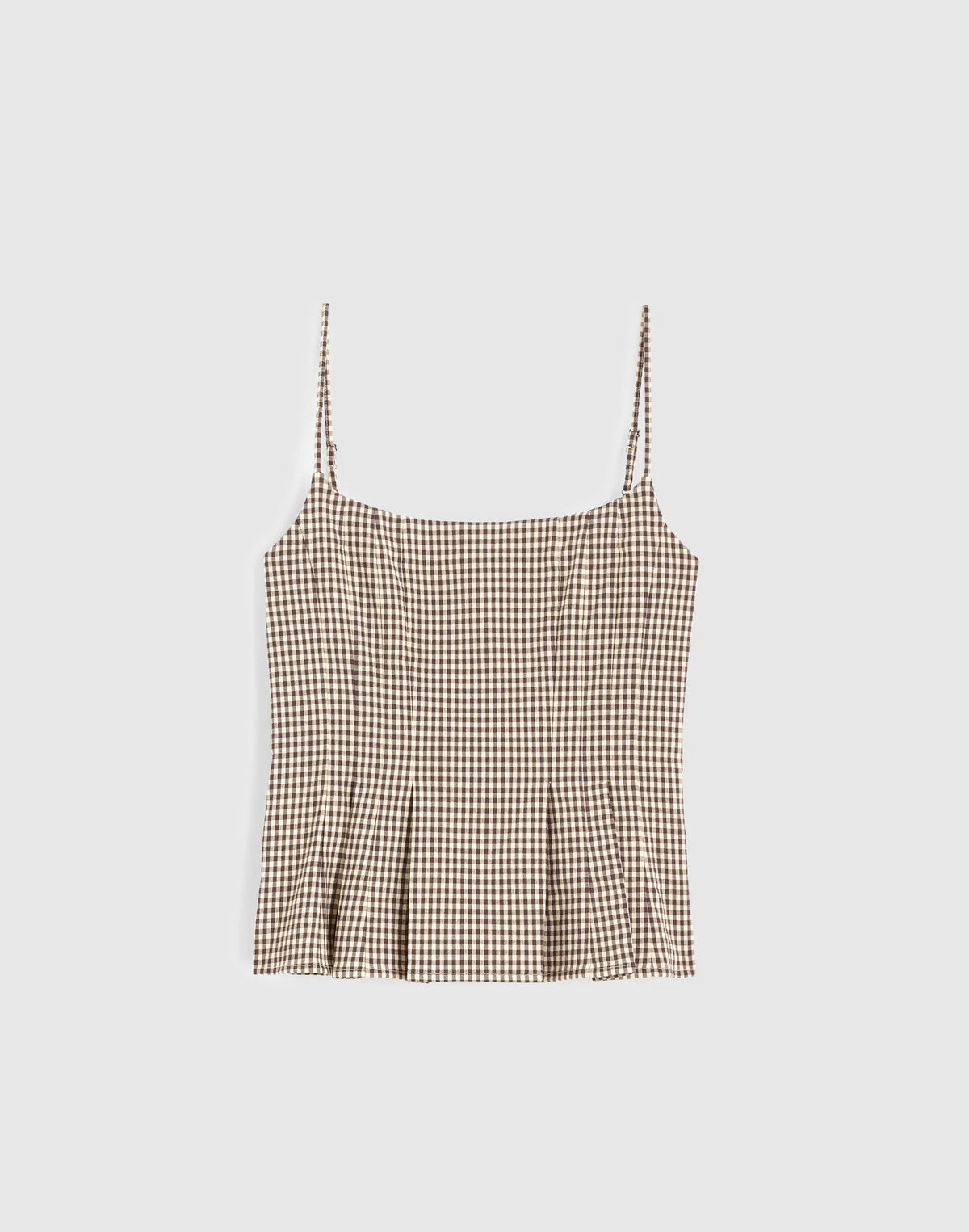 DARK BROWN GINGHAM