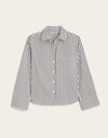 BROWN WHITE MULTI STRIPE