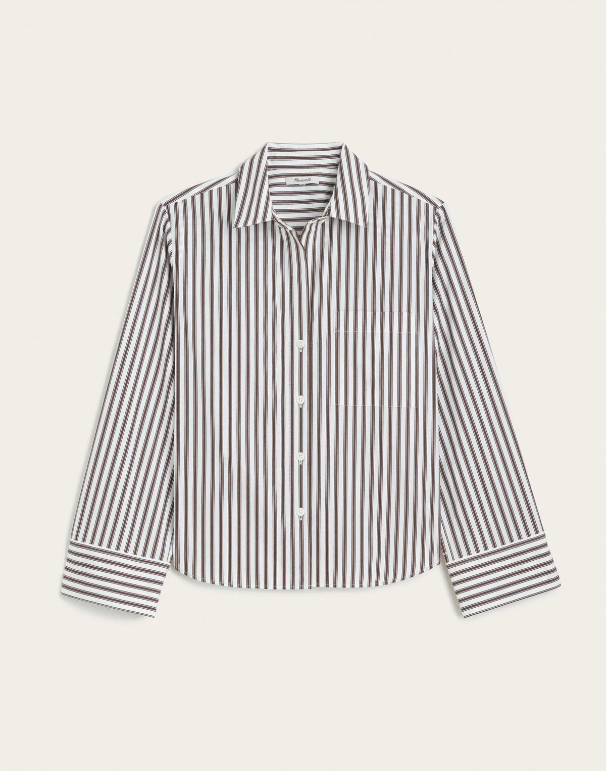 BROWN WHITE MULTI STRIPE