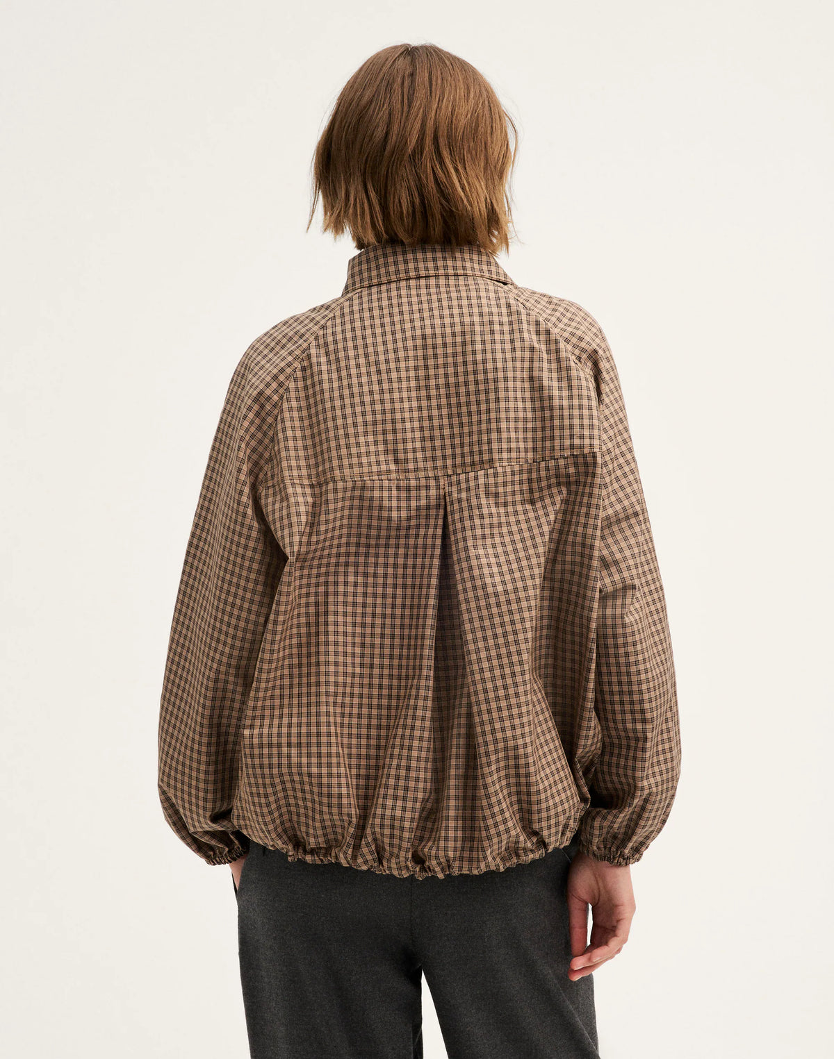 BROWN BLACK CHECK
