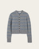 LIGHT HTHR GREY MULTI STRIPE
