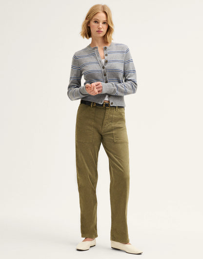 LIGHT HTHR GREY MULTI STRIPE