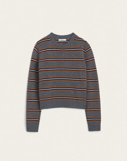HTHR GREY MINI MULTI STRIPE