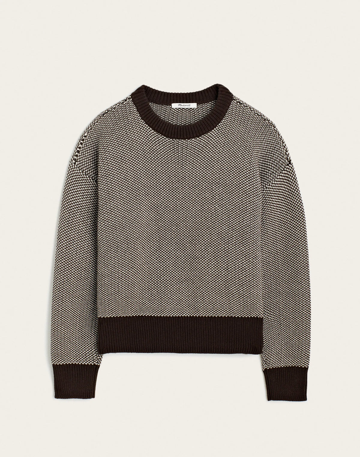 CANVAS AND DARK BROWN