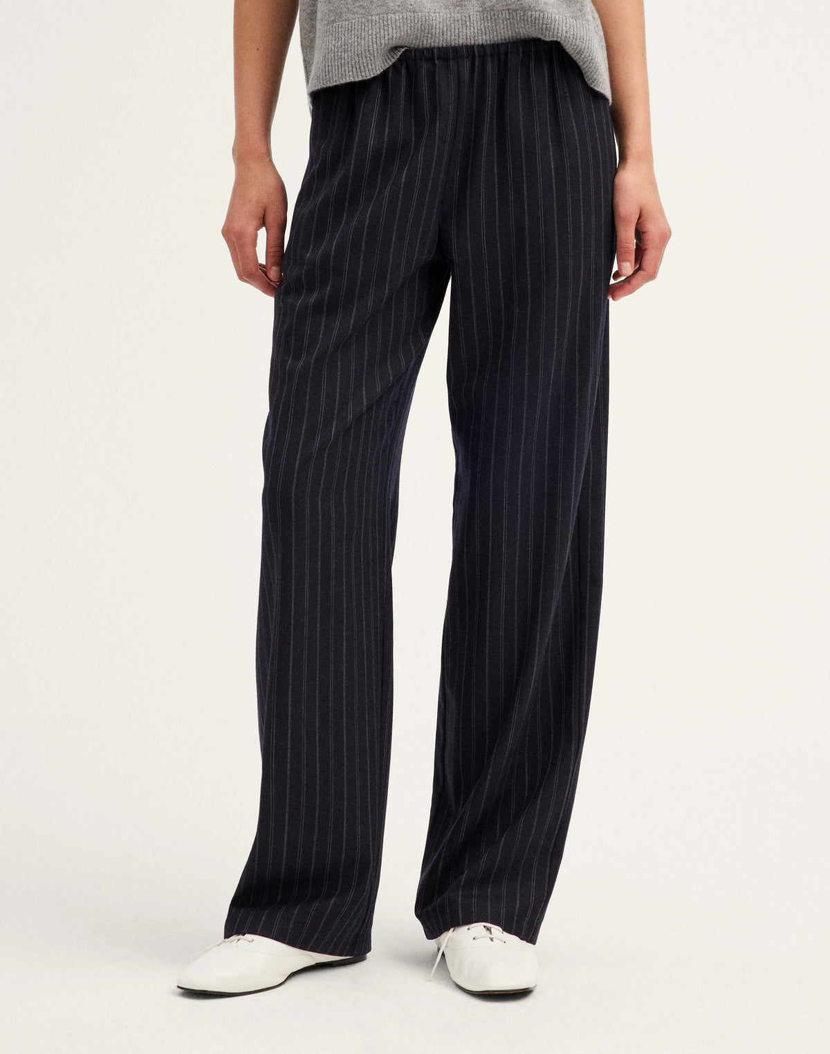 NAVY CREAM STRIPE