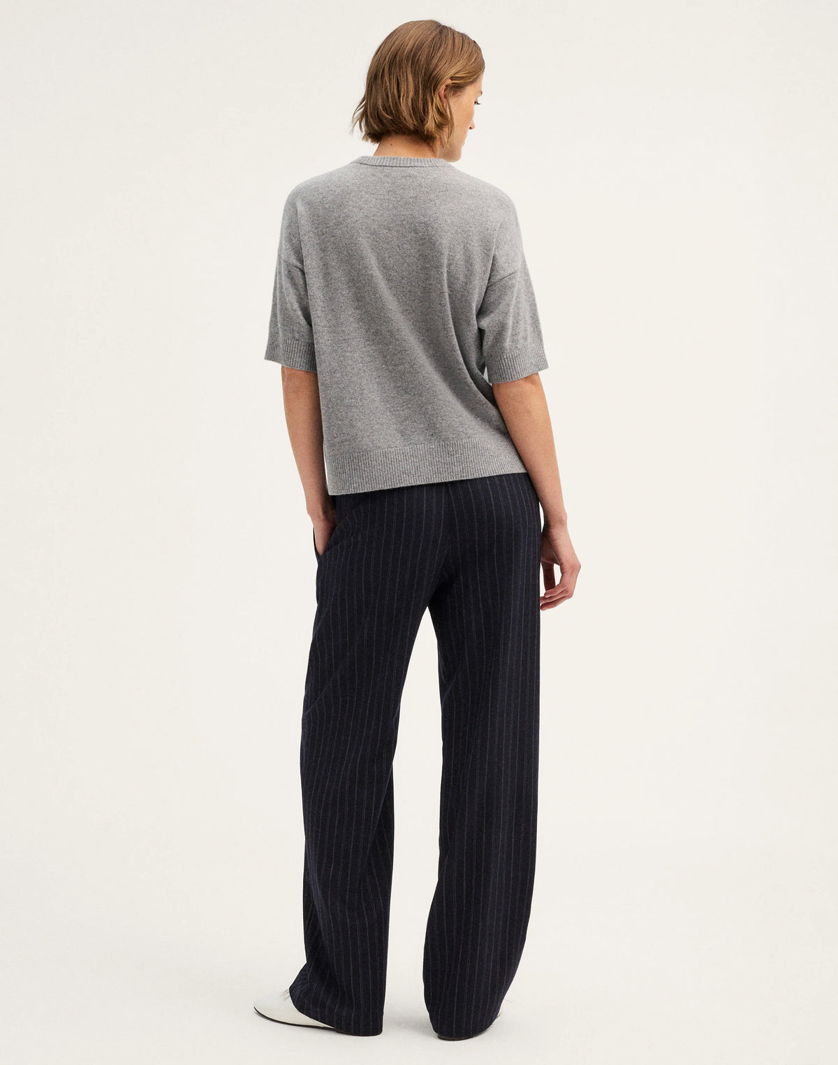 NAVY CREAM STRIPE