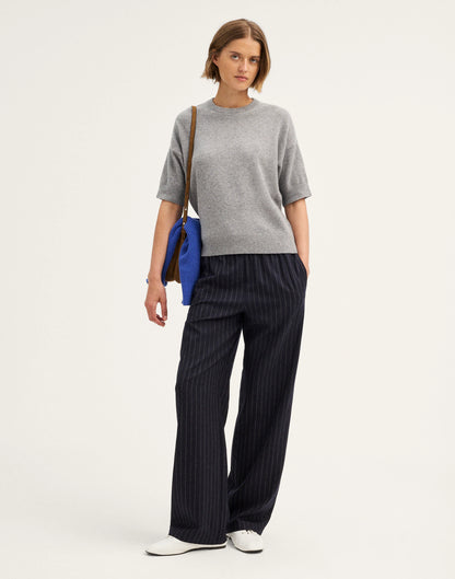 NAVY CREAM STRIPE