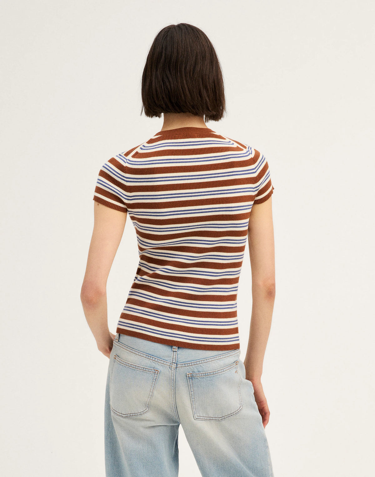 BROWN MULTI STRIPE