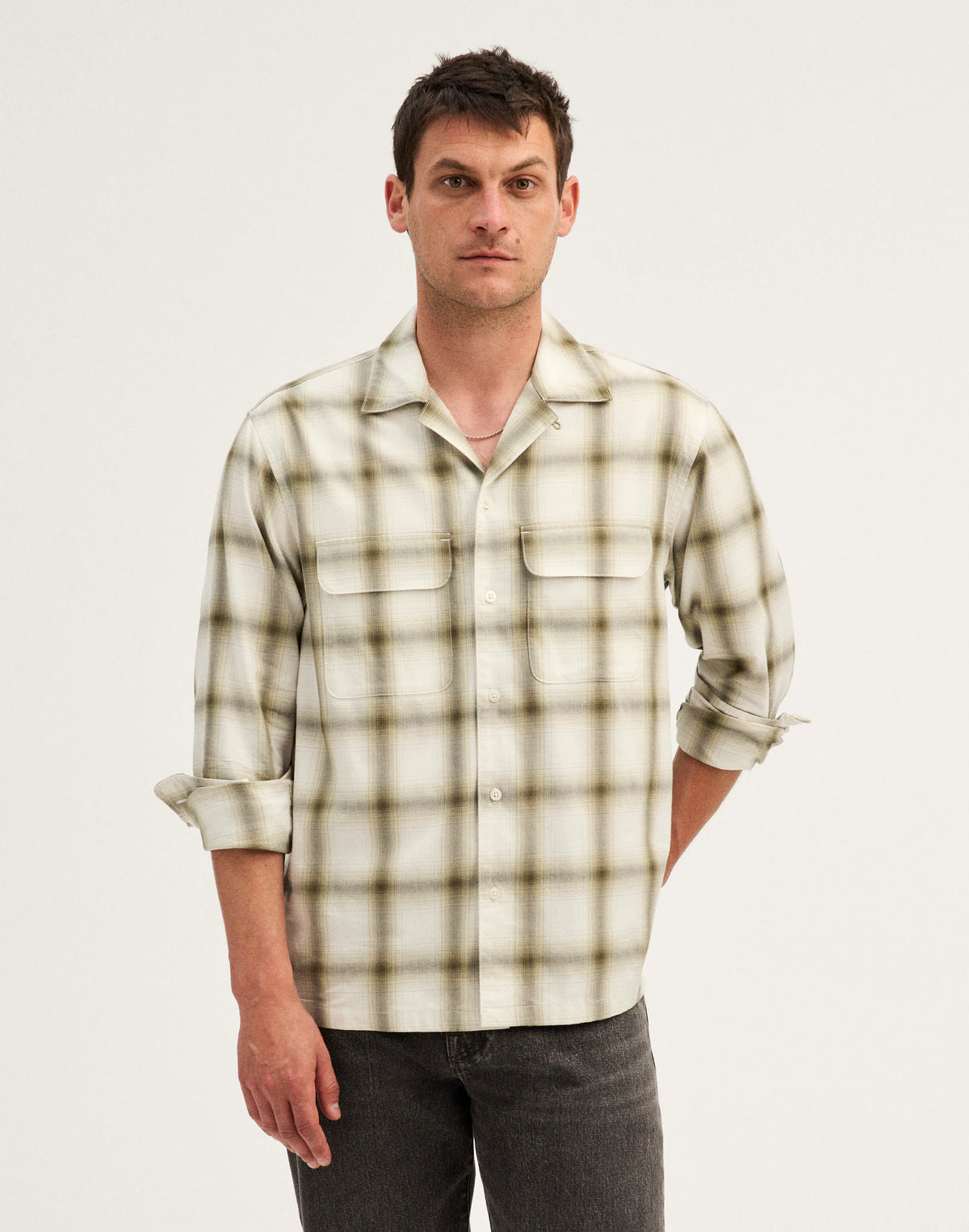 OMBRE FADE PLAID
